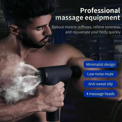 Pulse Pro Muscle Vibrating Relaxing + 4 Heads