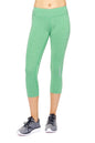 Women's Mid-Rise Zip Pocket Capri Leggings