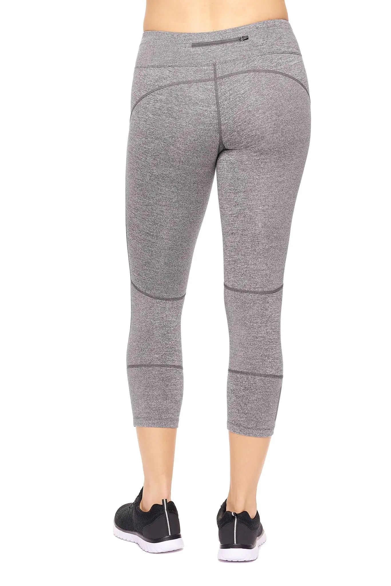 Women's Mid-Rise Zip Pocket Capri Leggings